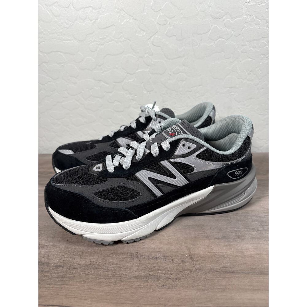 New Balance 990v6 Made‎ in USA Size 5.5 WIDE Womens Black Gray Casual Shoes ~New